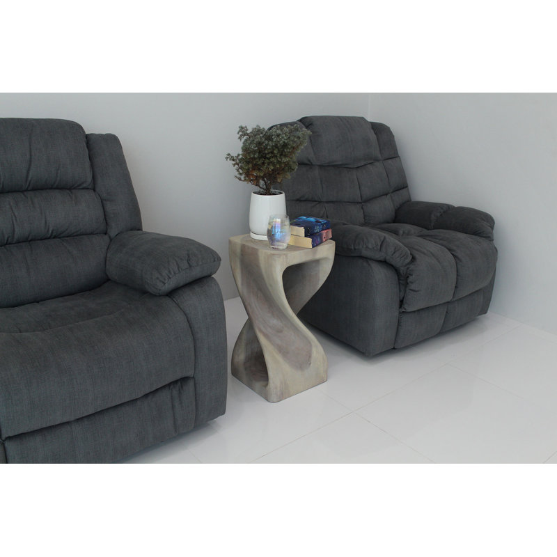 Table de bout Chandi, Sable délavé, H 23 po x l 12 po x P 12 po