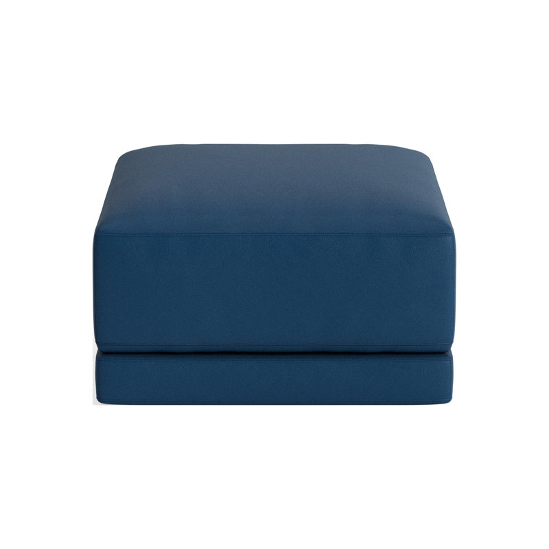 Eva Ottoman, Leather - Deep Blue