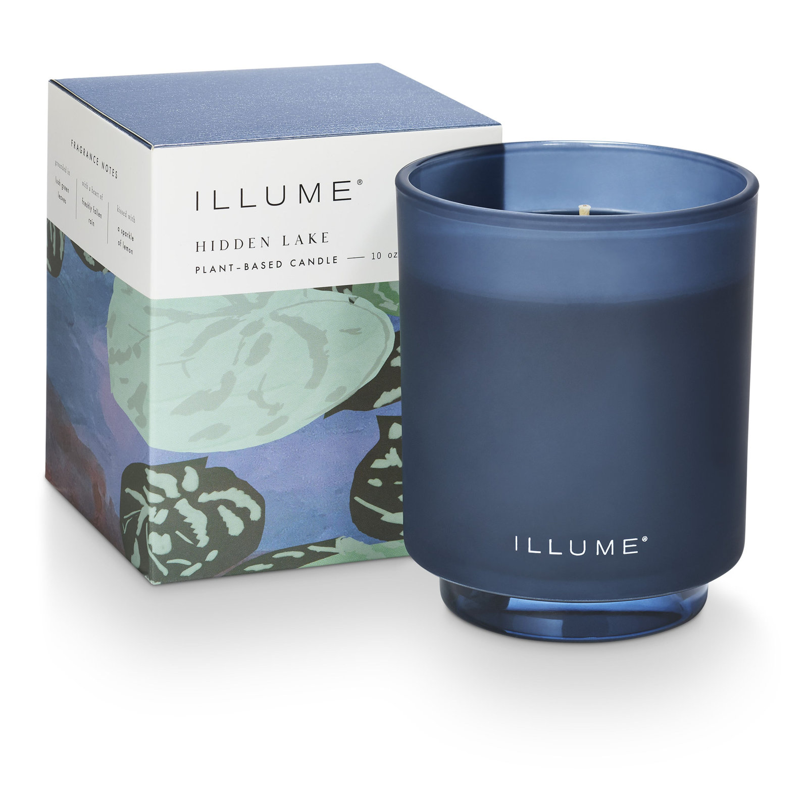 Hidden Lake Scented Jar Candle, Refillable Boxed Glass
