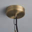 Norwalk 1 - Light Matt Antique Brass Lantern Pendant