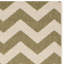 Tapis intérieur / extérieur en coton vert / beige Arneshia-20794121