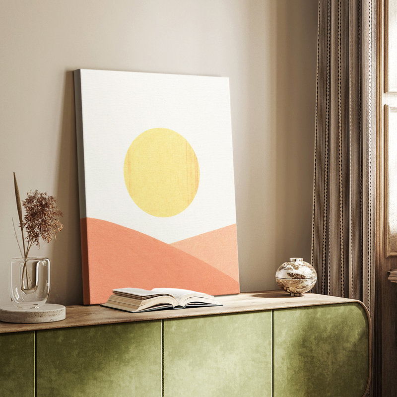 Simple Boho Sun I - galerie sur mesure, H 18 po x l 12 po