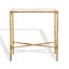 Isabellina Metal and Glass Accent Table-1731398742