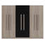 Rangement pour garde-robe en bois 6 portes pour chambre à coucher