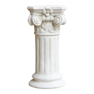 Colonne décorative rétro gréco-romaine de 38 cm (15 pouces), pilier intérieur/extérieur pour mariage et décoration de table