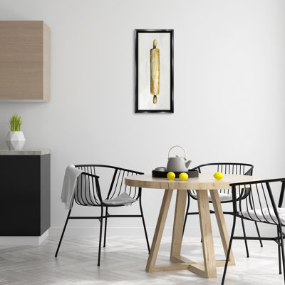  «Rustic Rolling Pin», art mural sur toile flottante par Nan