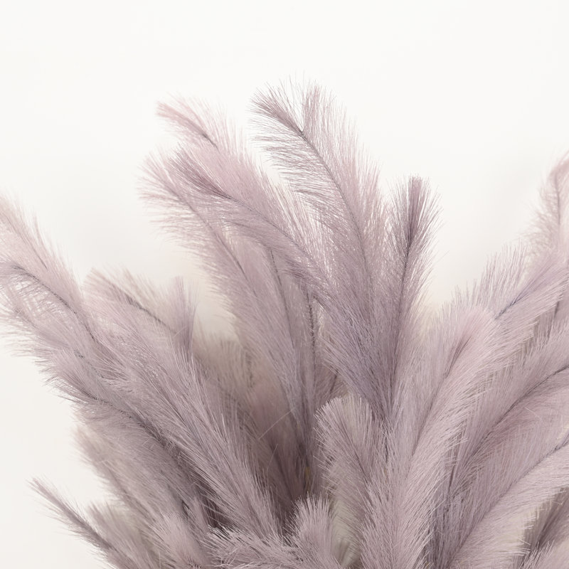 Branche d'herbe de pampas artificielle de 36 po pour bougie de vase, bougie en vrac à longue tige pour maison de mariage