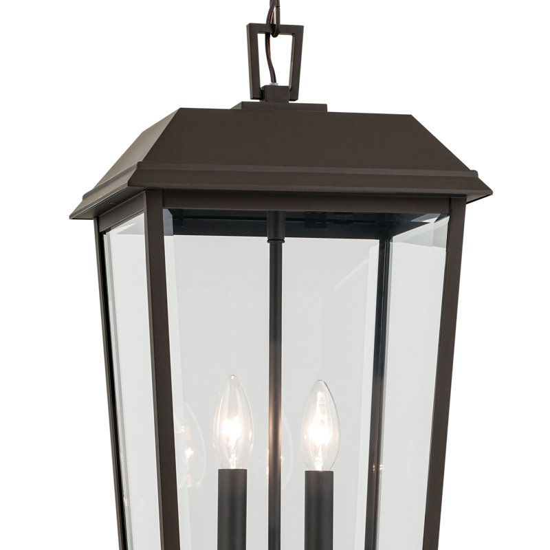 Lanterne suspendue d'extérieur 2 lumières H 22 po Cagan, Bronze vieilli