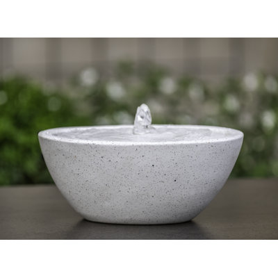Geo Indoor Outdoor Birdbath Fountain