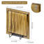 3 présentoirs muraux en bois 3 pièces