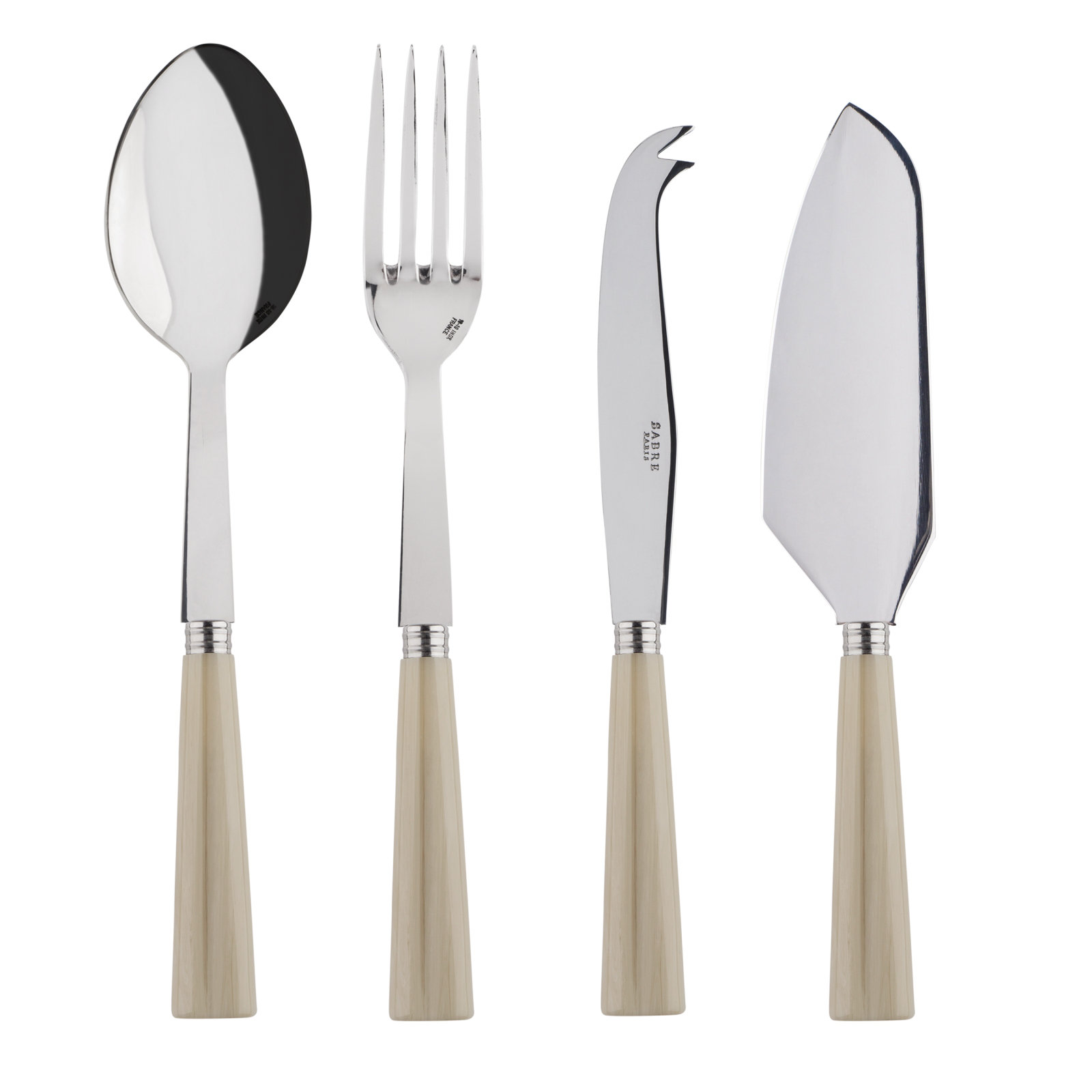 Sabre Paris Nature 4 Piece Hostess Set | Faux Horn