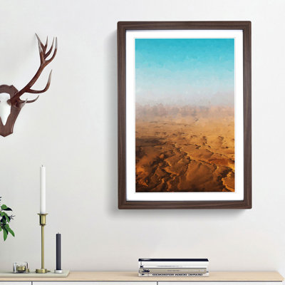 Sunrise over Israel in Abstract - Picture Frame Graphic Art Print