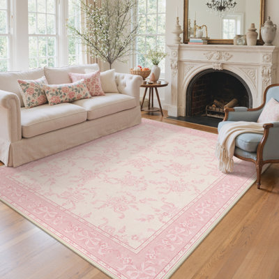 Tapis rose / beige Atascadero