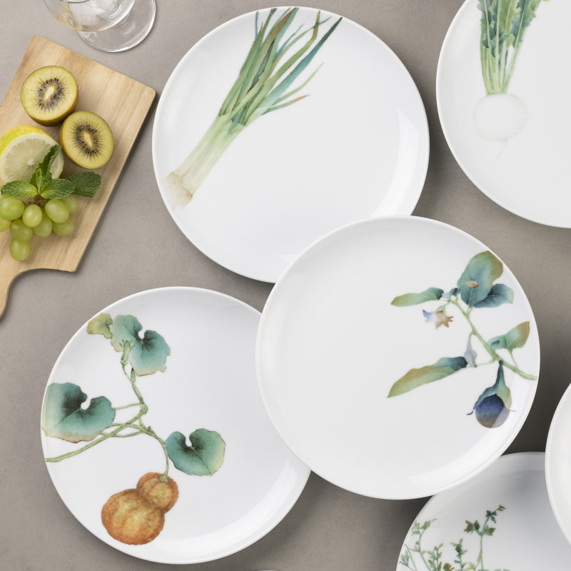 Ensemble de 6 assiettes à salade Noritake Kyoka Shunsai, 9,5 po
