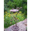 Bain d'oiseaux, bronze antique