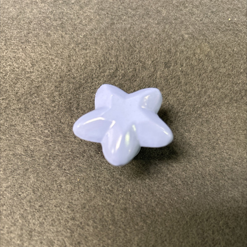 (5 Pack) 1-7/16 inch Classic Star Knob Lavender