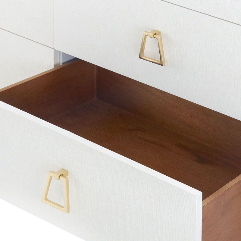 Audrey 6 - Drawer Dresser, Cream
