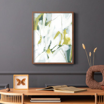 Reproduction encadrée Emerald Ice II - bois massif
