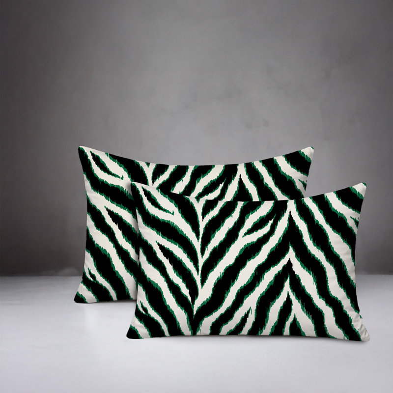 Oreiller réversible intérieur / extérieur Rio, 20x14, Green