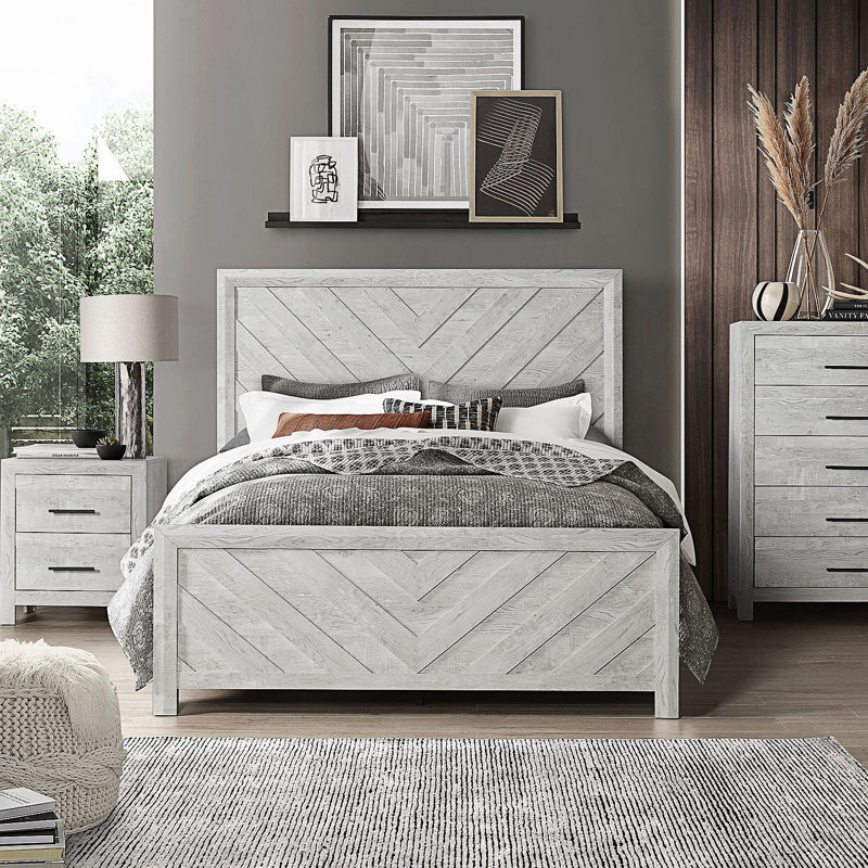 Lit double de style moderne