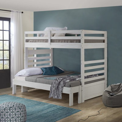 Huseman Solid Wood Convertible Bunk Bed