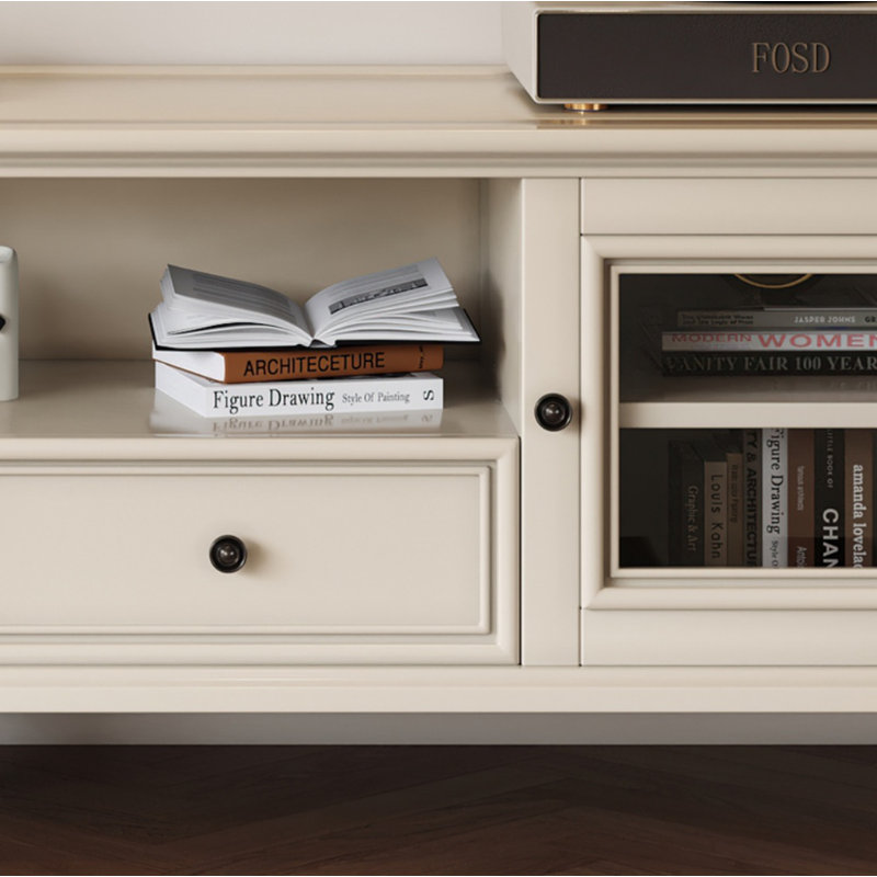 Meuble télé moderne et minimaliste, H 21,65 po x L 70,87 po x l 16,54 po