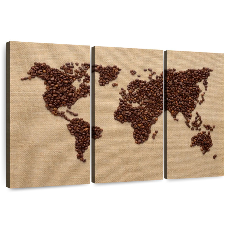 Aliaz World Of Coffee, H 28 po x l 45 po
