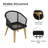 Outdoor 6-person Rope-woven Dining Set-1616920427-1616920425