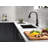 Lenta Pull Down Sprayer Kitchen Sink Faucet, Single Handle Kitchen Faucet-48782979