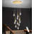  12 Lights Glam Chandelier Led Dimmable Pendant Light-1217812774