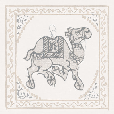 Winter Caravan Camel par Wild Apple Portfolio - impression sur toile tendue