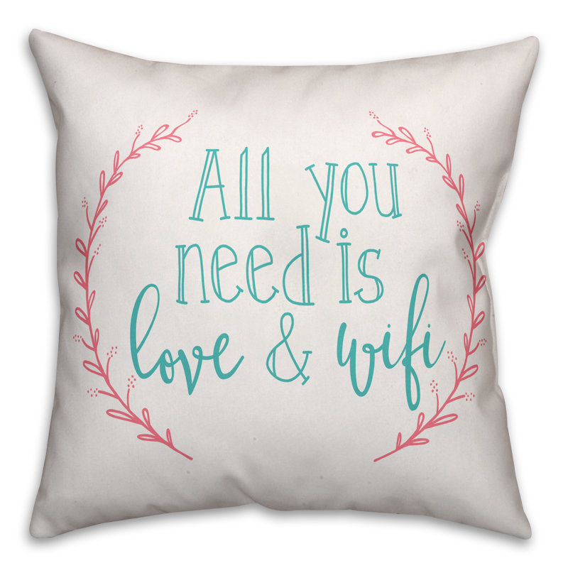  Coussin «All You Need is Love and Wife»