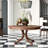 NoDa Extendable Mahogany Round Dining Table