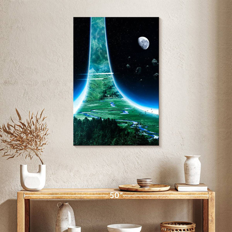 Kelan Ring World, 36" H x 24" W
