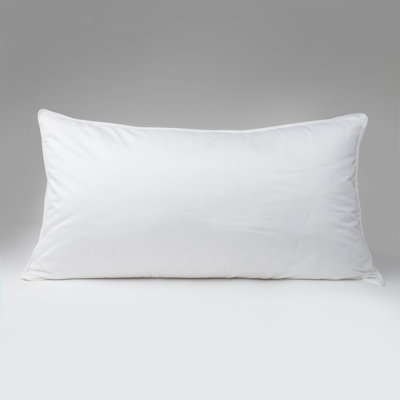 Paquet de 1 coussin en duvet d'Odessa, 550 pf, 75% duvet 25% plumes, housse en coton 400TC, soutien doux