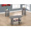 Table Set, 3Pcs Set, Coffee, End, Side, Accent, Living Room, Grey Laminate, Transitional