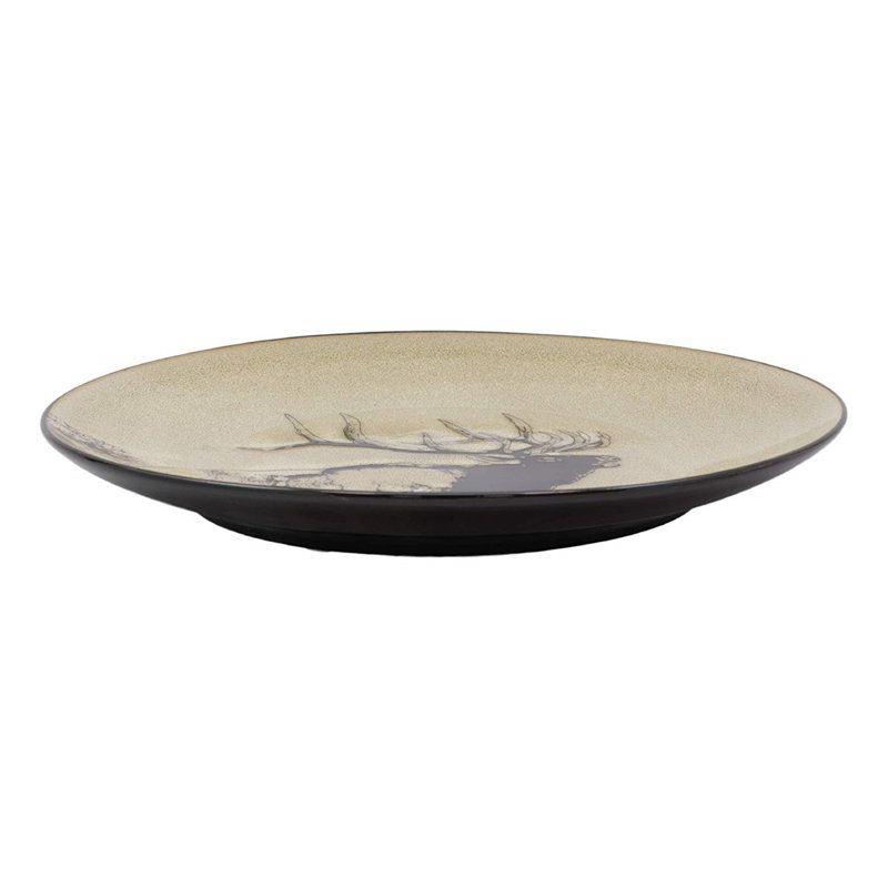 Assiette plate 11 po bull elk Steelville