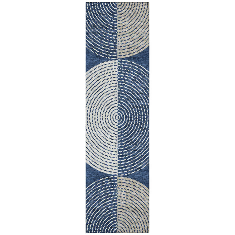 Machine Washable Indoor/Outdoor Jenning ACN2281 Geometric Rug