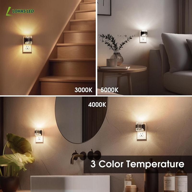 LED Night Light, Bubble Night Lights Plug into Wall, 2 Pack