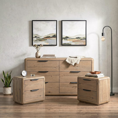 Premier Lune 3-Piece Wood Bedroom Set