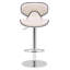 Basnight Swivel Upholstered Counter Stool with Metal Frame-17924794