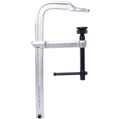 Pince en F robuste, coussin pivotant amovible, pince en F à gorge profonde 5-1 / 2 po, pince à barre robuste pour le soudage, 12 po x 5 1/2 po