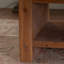 Table basse rectangulaire avec tablette de rangement