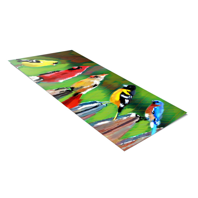 «Life is Better with Friends», impression panoramique sur papier sans cadre, H 6 po x l 18 po x P 0,1 po