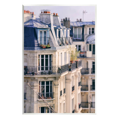 Parisian Architecture Buildings Canvas Wall Art By Carina Okula