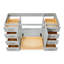 60" Single Bathroom Vanity Base Only-16826049