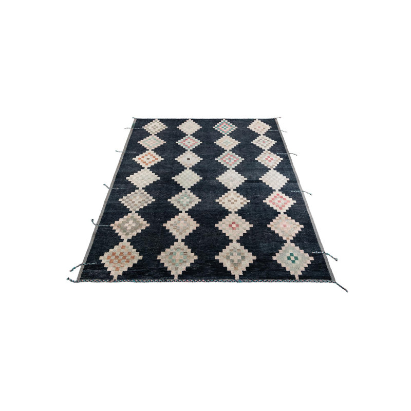 Tapis noir Ottilie