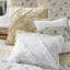 Ensemble de 6 courtepointe jaune pour lit double / grand avec coussins