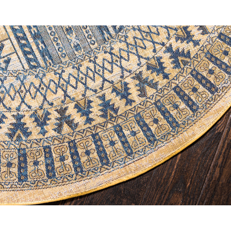 Angeliya Oriental Indoor Rug, Round 5'3"