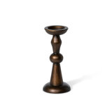 Park Hill Collection Manor Hearth Wood Candle Holder, Small
